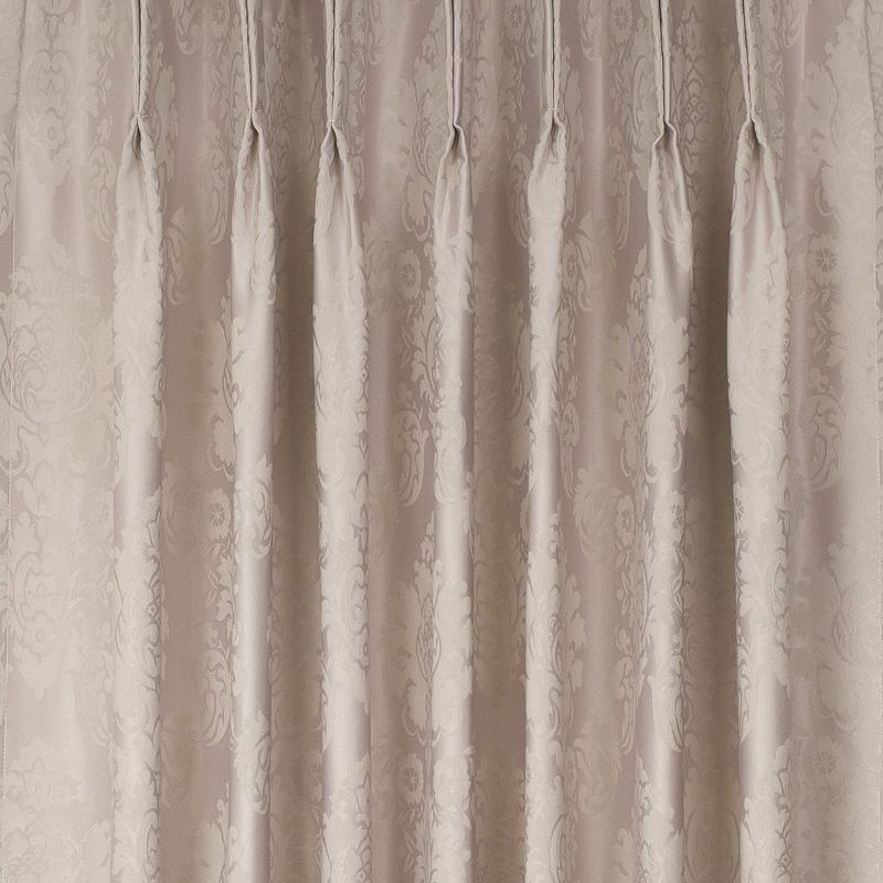 Buy Damask Blockout Pinch Pleat Curtains Online | Curtain Wonderland